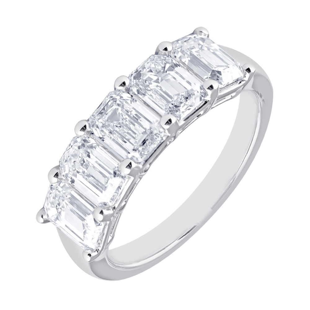 Lab Grown 14Kt White Gold Diamond 3 1/10Ctw Ring