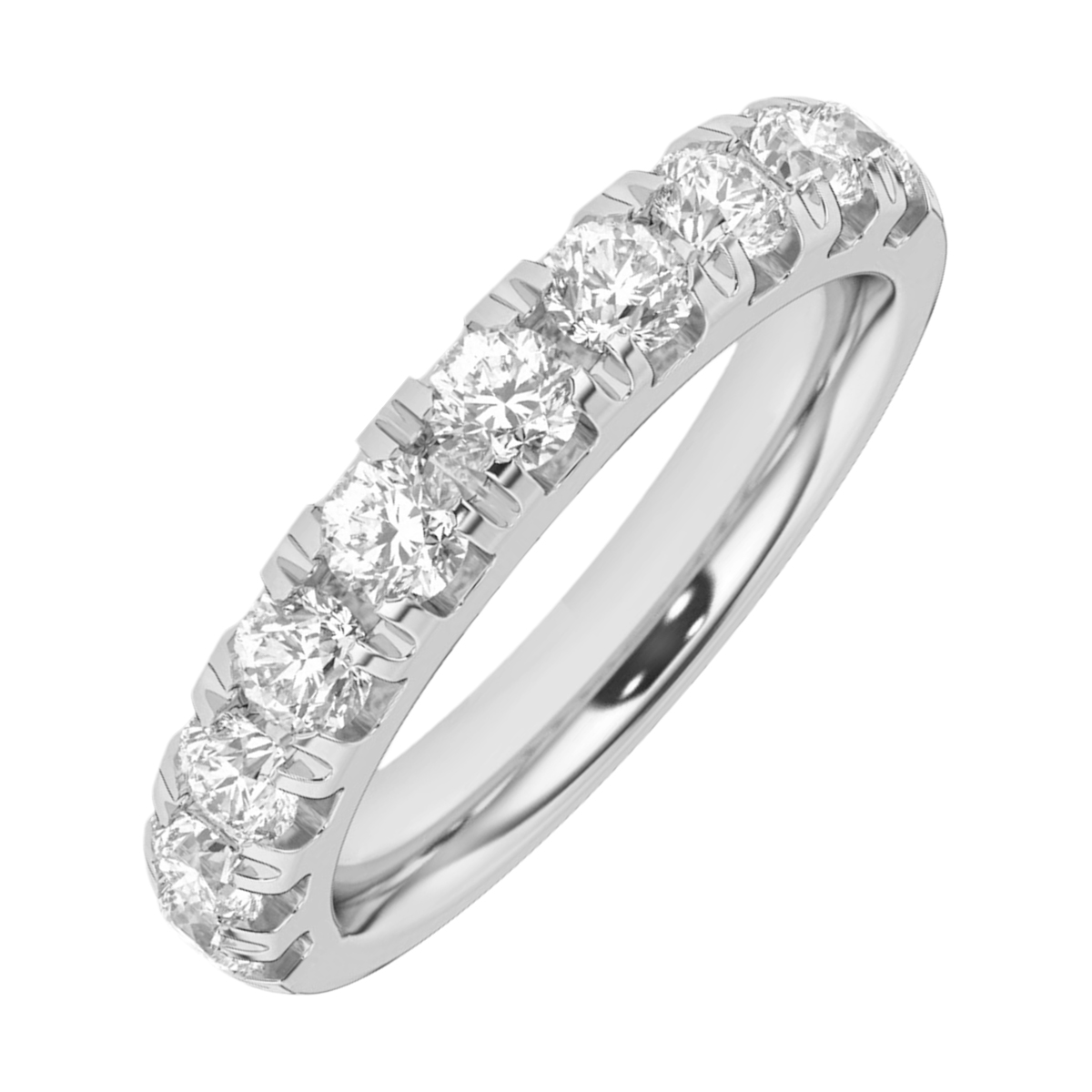 Lab Grown 14Kt White Gold Diamond 1 1/2Ctw Ring