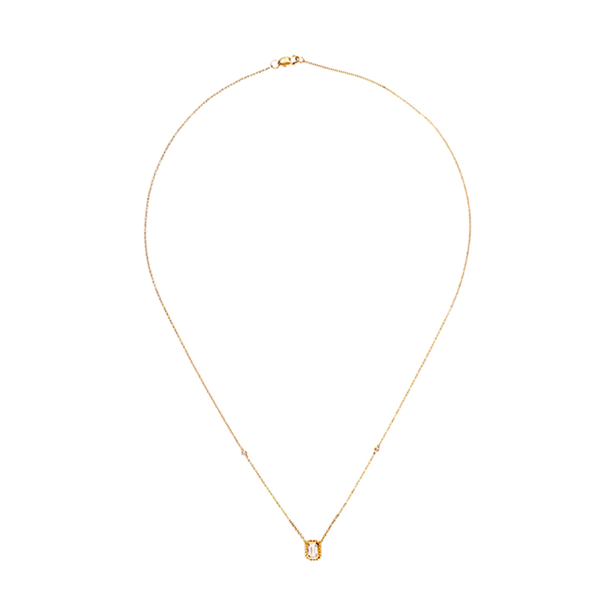 Lab Grown 14Kt Yellow Gold Diamond 1/3Ctw Necklace
