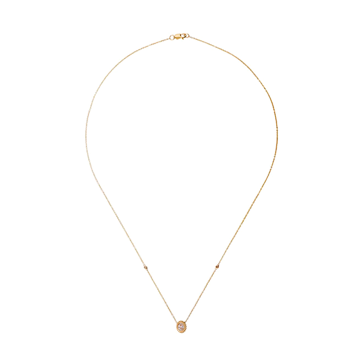 Lab Grown 14Kt Yellow Gold Diamond 1/3Ctw Necklace